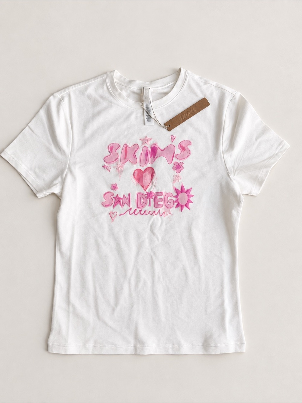 Skims x San Diego Cotton Jersey T-Shirt - Picture 1 of 1